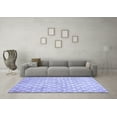 thumbnail image 3 of Ahgly Company Indoor Rectangle Abstract Blue Modern Area Rugs, 8' x 10', 3 of 4