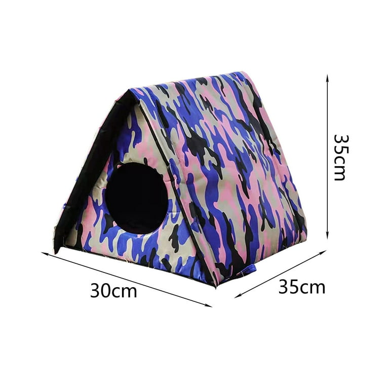 Morgete Insulated Cat House Outdoor, Feral Cat Shelter for Winter  Weatherproof with Insulated Liner 