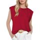 thumbnail image 1 of Camiseta Sin Mangas Informal de Verano para Mujer, Color Rojo Vino, Talla XL, 1 of 5