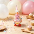 thumbnail image 3 of RUINIXCW 7 Inch Birthday Desk Goose Outfits Desktop Duck Outfit Mini Porch Goose Outfit for Desk Goose Figurine Felt Desk Goose Clothes Hat Bowtie Set (No Goose), 3 of 8