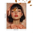 thumbnail image 3 of Qisvanset Framed Canvas Wall Art 12x16 Inch Pink Bow God Is Good Coquette Girly Bible Art, 3 of 5