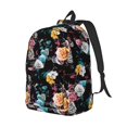 thumbnail image 2 of Yiaed Hibiscus Rose Print Backpack, Premium Laptop Backpack, Travel Backpack for Women, Lightweight Backpacks, Comfortable Back Pack-Medium, 2 of 5