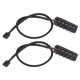 thumbnail image 1 of Adaptador divisor de clavija de extensión de ventilador, 2 piezas PWM Fan Hub PWM Fan Hub P Way Splitter Pin PWM Fan Splitter Rendimiento finamente sintonizado, 1 of 8