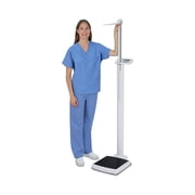 Detecto 12-2450 Solo Digital Scale with Mechanical Height Rod, AC Adapter - 550 lbs & 250 kg