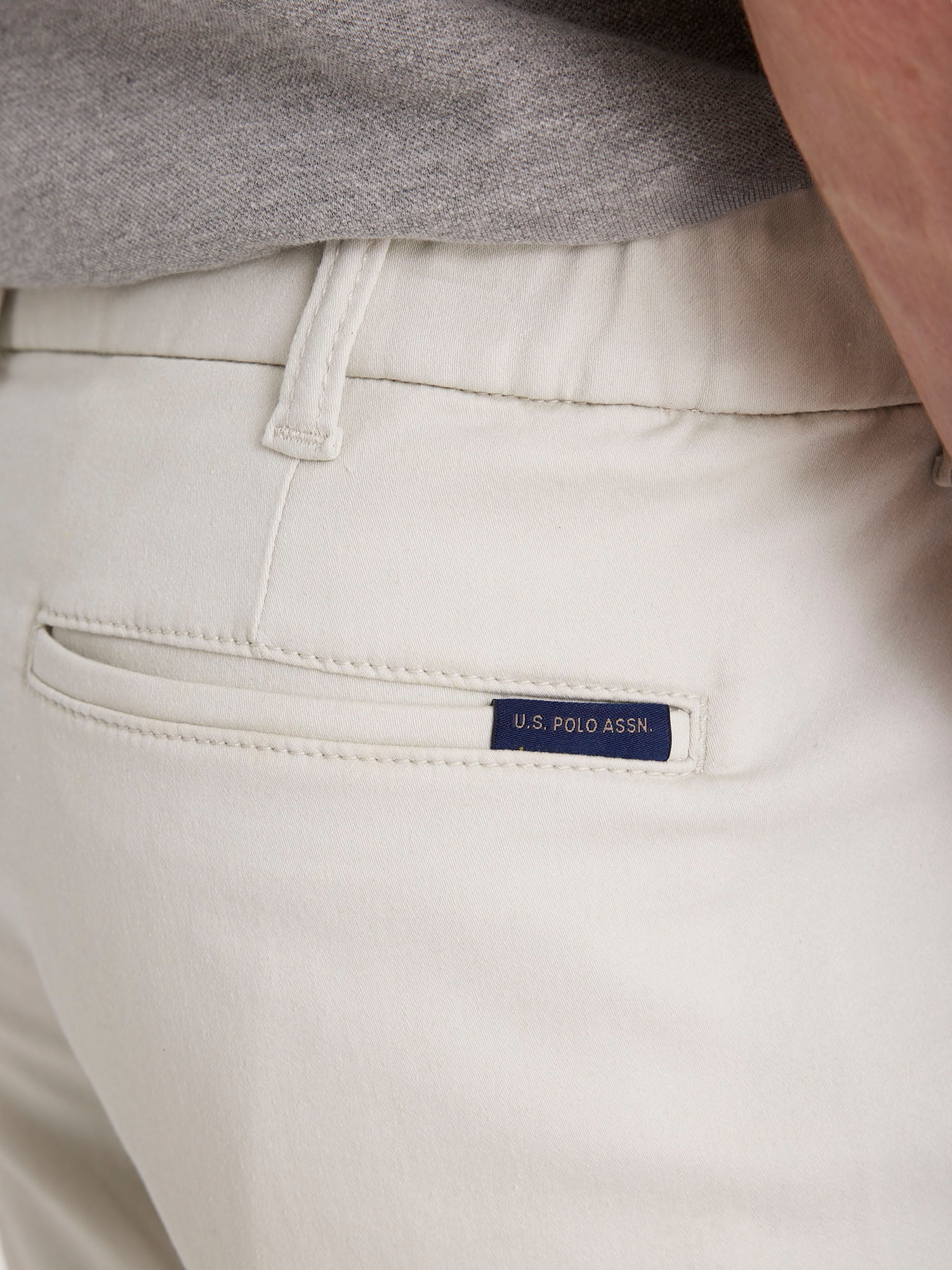U.S. Polo Assn. Mens Comfort Waist Flat Front Short, 7" Inseam, Sizes XS-3XL