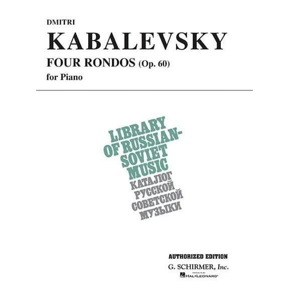 4 Rondos, Op. 60 (Vaap Edition): Piano Solo, (Paperback)