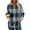 Blue _AA01, variant on Hoodies for Women Long Sleeve Plaid Sweatshirts Casual Buttons V Neck Trendy Pullover Fashion Losse Fall Tops Winter Clothes For 2025 Light Gray S