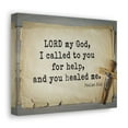 thumbnail image 6 of Scripture Walls Psalms 30:2 You Healed Me Bible Verse Canvas Christian Wall Art Ready to Hang Unframed, 6 of 17