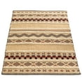 thumbnail image 4 of Handwoven Boho Beige Textured 100 Percent Wool Flatweave Kilim Rug, 4 of 7