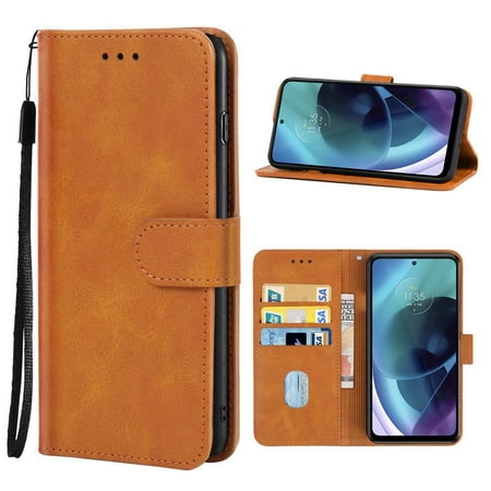 For Motorola Moto G71 5G Leather Phone Case