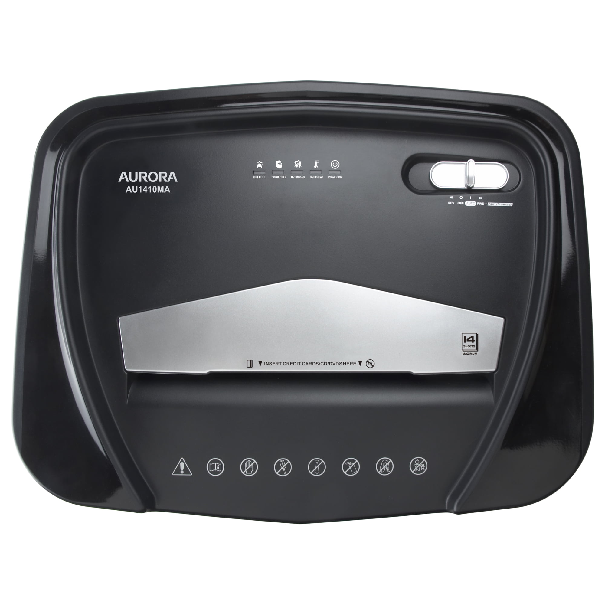 Aurora 14-Sheet Micro-Cut, Auto-Reverse, 30 Minutes Duty Cycle
