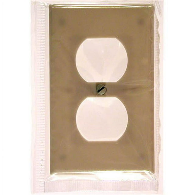 Leviton Ivoire Simple Gang Plaque de Réceptacle Recto Verso M25-86003-IMP