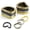 1 Inch Assorted 10pcs, variant on 12 Pack 1" Spring D-Ring Clips – Metal Carabiner Keychain Clips for Bags, Key Fobs, Dog Tags & Paracord