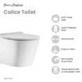 thumbnail image 3 of Swiss Madison Calice Wall-Hung Round Toilet Bowl, 3 of 5