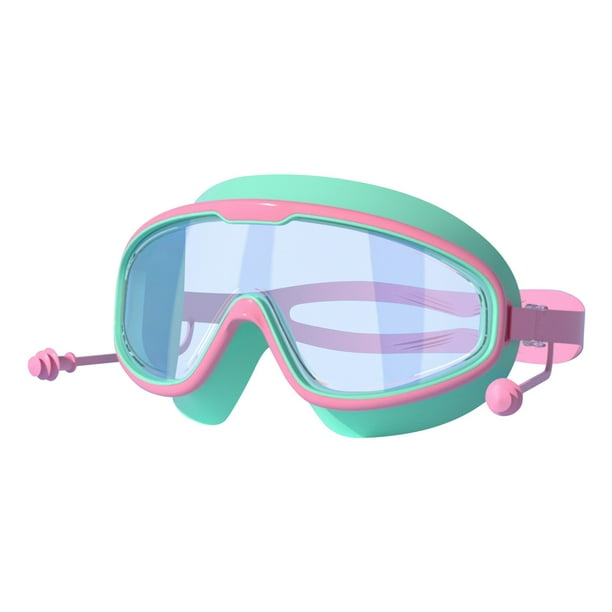 Gafas de Natación para Niños Gafas de Natación con Marco Grande, Impermeable de Alta Definición Y Protección Ocular, Equipo de Gafas de Natación de Moda para Estudiantes