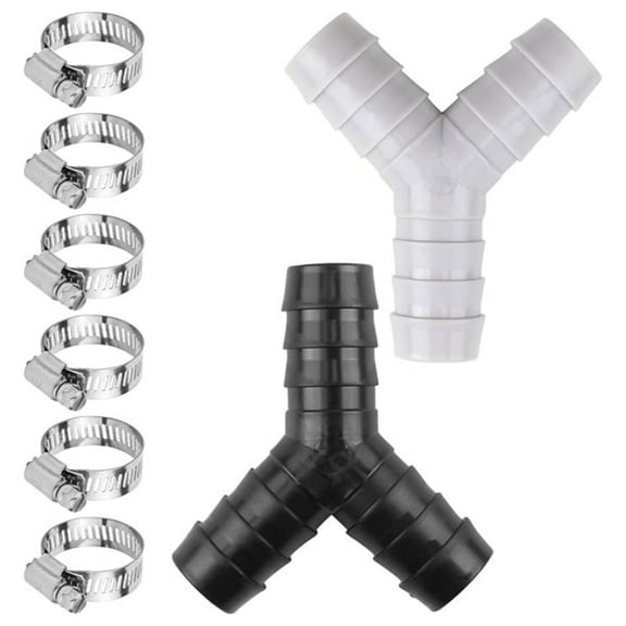 Y-Shaped Splitter Drain Adapter for Washing Machine & Dishwasher Leakproof High-Flow Space Saving Design