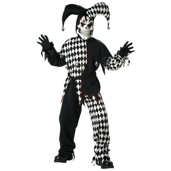 Kids Dark Jester Costume