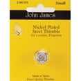 thumbnail image 2 of John James Crimp Top Thimble-Small Size 5, 2 of 2