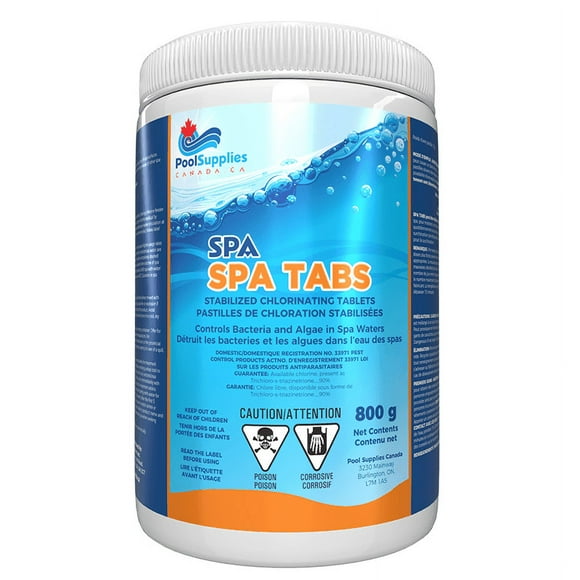 Pastilles de Chlore pour Spa (800g) par Pool Supplies Canada