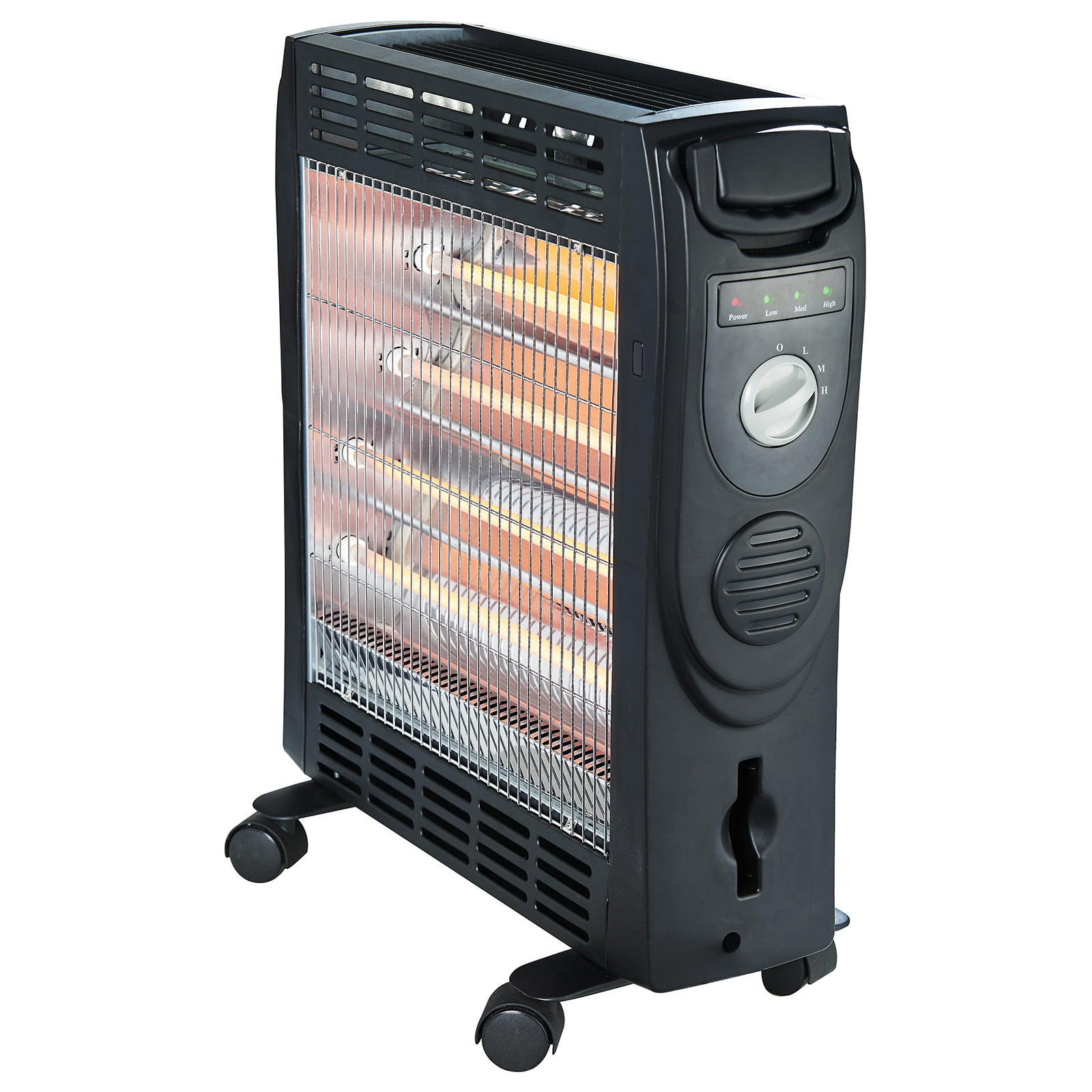 Slamtech® Electric Quartz Heater 900W Quartz built with dual heat Setting & Carry Handle 