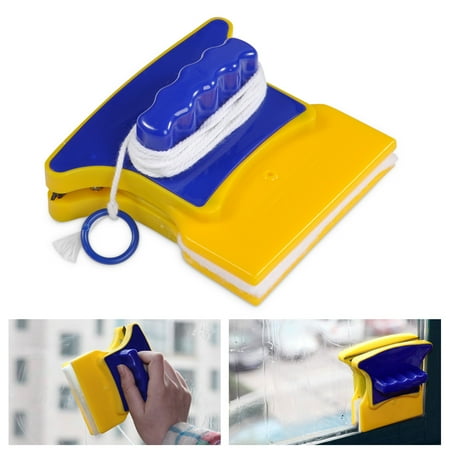 Walfront Square Shape Double Side Magnetic Glass Cleaner Wiper With 2 Extra Cleaning Cotton For Wi Kitchen Cleaner Wiper Window Cleaning Tool Magnetic Window Glass Cleaner Wiper Brush Walmart Canada