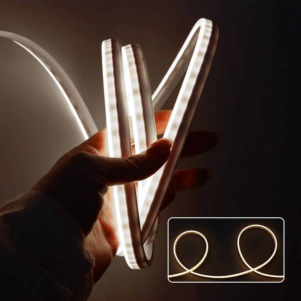 Rear Trunk LED Light Strip for Tesla Model Y Juniper 2021-2025 - Silicone Rear Trunk Accessories with Magnetic Induction Switch, Waterproof Ambient Light (DC 15V, Cool White)