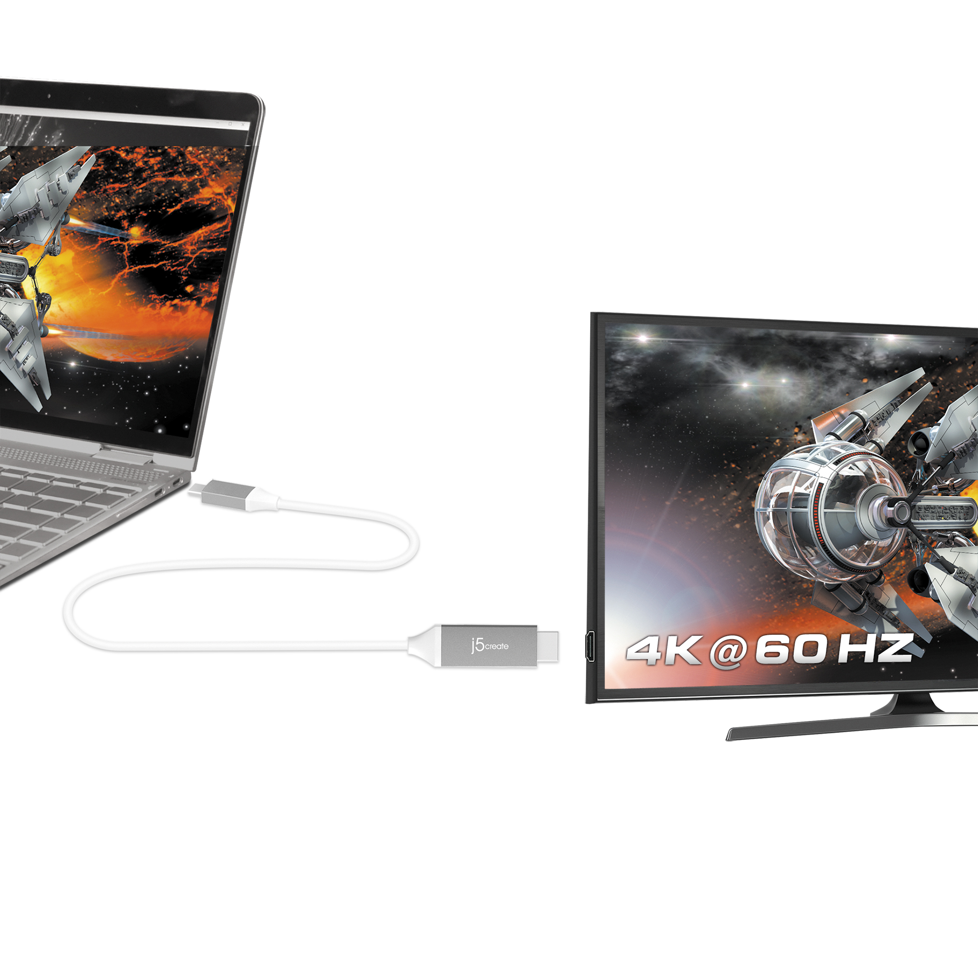 j5create USB-C to 4K HDMI Cable, 6 Feet photo 6