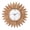 Rustic Brown, variant on 24 In Rustic Wood Boho Sunburst Decorative Wall Clock Silent Non Ticking Farmhouse Small Wall Clocks for Living Room Kitchen Bedroom Decor (Tricolor)