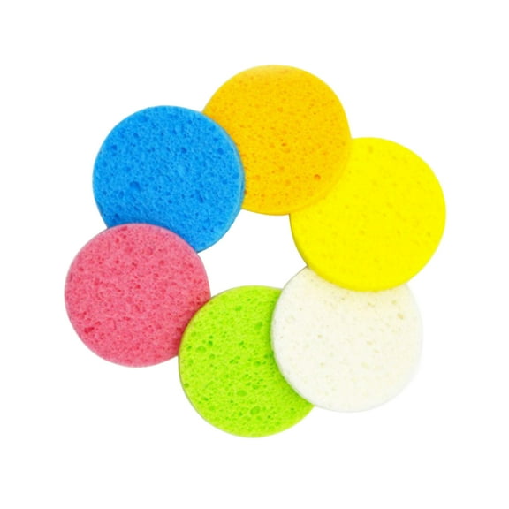Raindrops 50Pcs Assorted Color Sponge Cleaner for Bath and Kitchen Cleaning