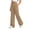 Khaki-06, variant on Sentuca Girls Sweatpants with Pockets Elastic Waist Drawstring Thin Sweatpants Open Bottom for Kids Girl Clothes