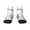 2 Black-2, variant on Little Chef Gnome Pattern Quarter Crew Socks,Toe Seamed Ankle Socks,Cotton Cushioned Breathable Athletic Crew Sports Socks