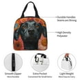 thumbnail image 4 of Picia Sunflower Black Dog Printed Lunch box Lunch bag for Men Women Large Capacity Lunchbox Reusable Lunch Bags Insulated Lunch Bag Lunch Box Cooler, 4 of 6