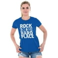 thumbnail image 3 of Caught Between Rock Me Hard Place Womens Fitted Plus Size Graphic Tee Brisco Brands 3X, 3 of 5