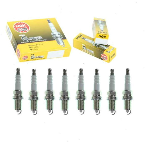 8 pc NGK G-Power Spark Plugs compatible with Dodge Dakota 4.7L V8 2000-2007