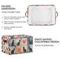 thumbnail image 2 of Yayeee 2 Pack Canvas Storage Basket with Handles for Shelves Fabric Bins Closet Organizer, Cats and Hearts, 2 of 8