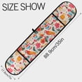 thumbnail image 3 of Dailycode Double Sided Oven Mitt with Loop Heat Resistant Kitchen Long Potholders 7" x 35" Bird Flower Leaf Cake, 3 of 6