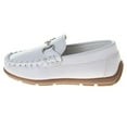 thumbnail image 2 of Josmo Toddler Boys Loafer Shoes, White, 6, 2 of 9