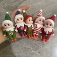 thumbnail image 2 of Adorno de muñeco elfo de estantería de feliz Navidad, decoraciones navideñas para el hogar, adornos navideños, suministros para fiestas navideñas, feliz año nuevo, 2 of 4