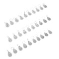 thumbnail image 1 of SHOWERORO 30Ud Placas Numeradas En Acero Inoxidable Con Anillos Para Identificación Eficiente En Oficina, 1 of 8