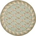 thumbnail image 2 of Diamond Pattern Floral Rug in Olive & Teal (5 ft. 6 in. x 8 ft. 6 in.), 2 of 4