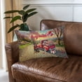 thumbnail image 3 of Be My Valentine's Doberman Pinscher Truck Full of Love Flower Balloon Quilt Pillowcase Doberman Dog Lover Gifts Throw Pillow Cover Bed Home Decor - 02029, 3 of 5