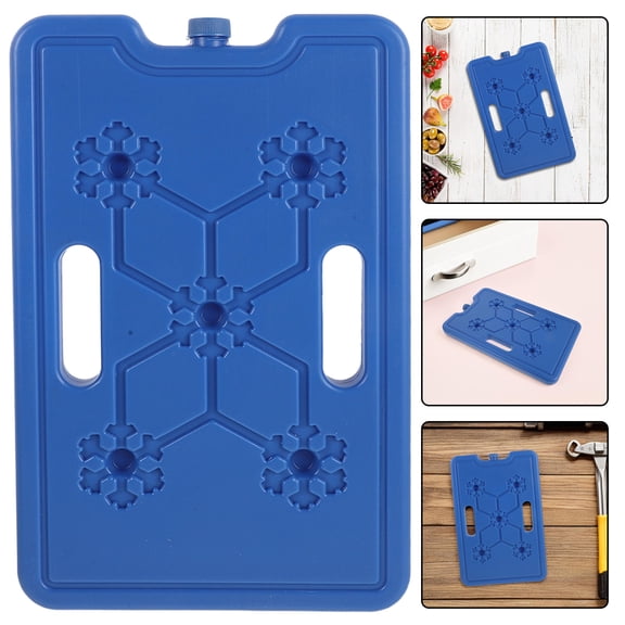 NICEXMAS Nicexmas Thin Reusable Ice Packs for Lunchboxes and Beach Coolers