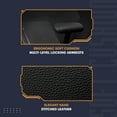 thumbnail image 5 of Ghost Gear Adult Plush Hand Stitched Leather Ergonomic Gaming Chairs with Laptop Tray Desk Chair, Black, 5 of 9