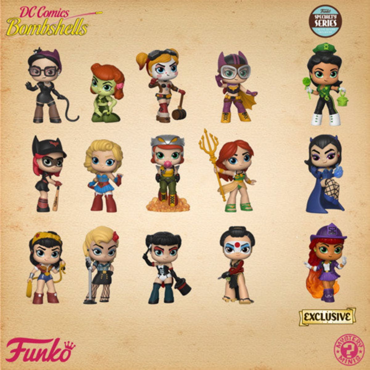 DC Bombshells Platinum Wonder Woman Series 3 Vinyl Figure