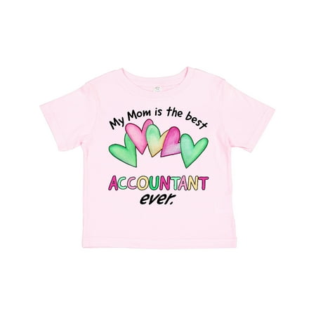 

Inktastic My Mom is the Best Accountant Ever Gift Toddler Boy or Toddler Girl T-Shirt
