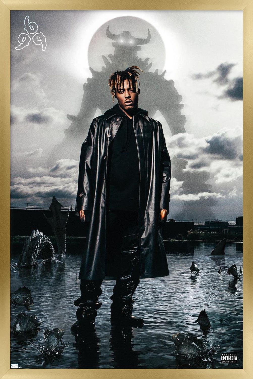 Juice WRLD - Fighting Demons Album Cover Wall Poster, 22.375" x 34"