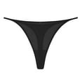 thumbnail image 1 of FAIWAD String en Maille pour Femmes Taille Basse Sans Couture G-String Taille Haute Respirant Confortable, 1 of 3