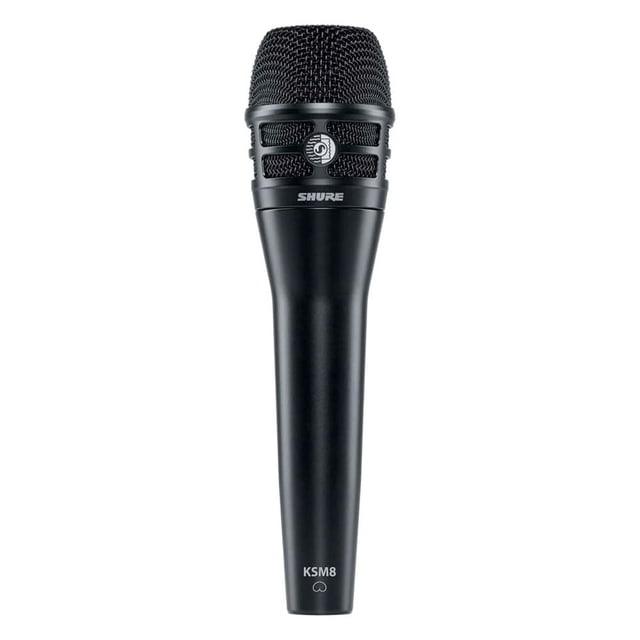 Shure KSM8 Dualdyne Micrófono vocal - Micrófono dinámico cardioide con 2 diafragmas ultrafinos y tecnología de flujo de aire inverso para un control inigualable del efecto de proximidad, picos de pres