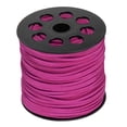 thumbnail image 1 of Imitación Gamuza Cordón 2,4mm Microfibra Cuentas Hilo 100 Yardas/90M Artesanía Cuerda para Joyería Fabricación Borla Pulsera Collar Bricolaje, Acero Rosa, 1 of 5