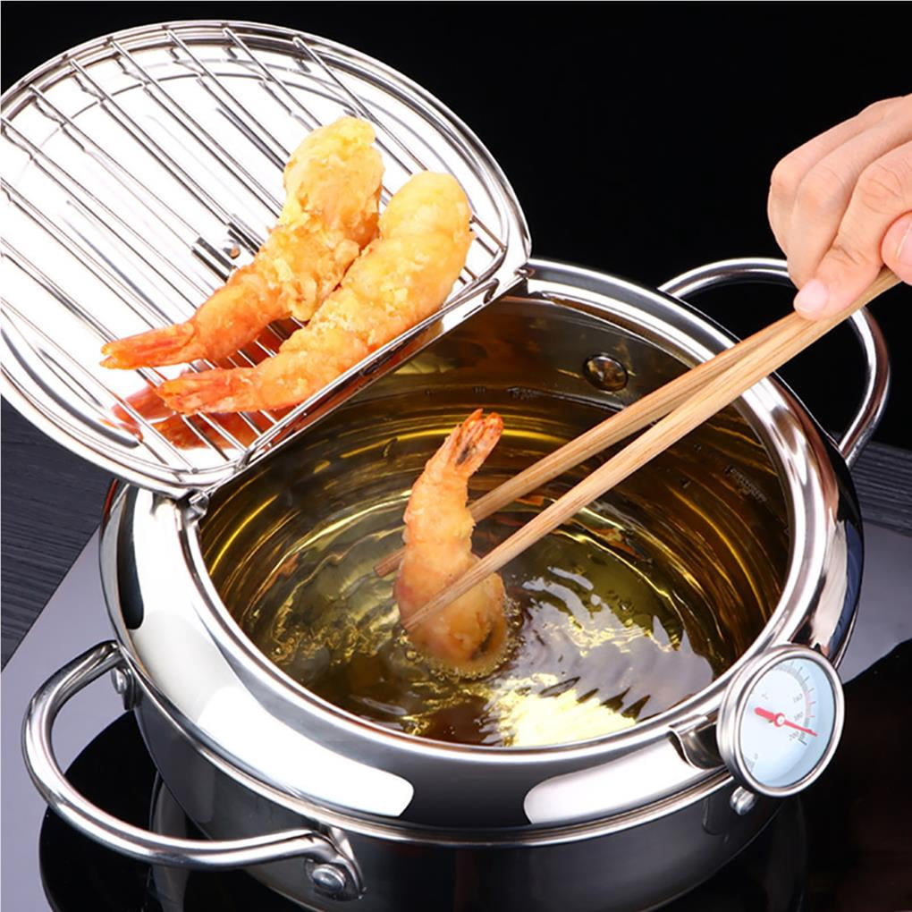 Thermomètre à huile de friture en acier inoxydable Frites